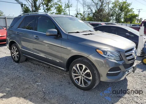 2017 Mercedes-Benz Gle 350 4Matic из США, поврежденный, VIN 4JGDA5HB3HA936410